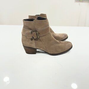 Paul Green Jano Moto Ankle Women's boots in Tan Suede Size 5.5/7.5 USA